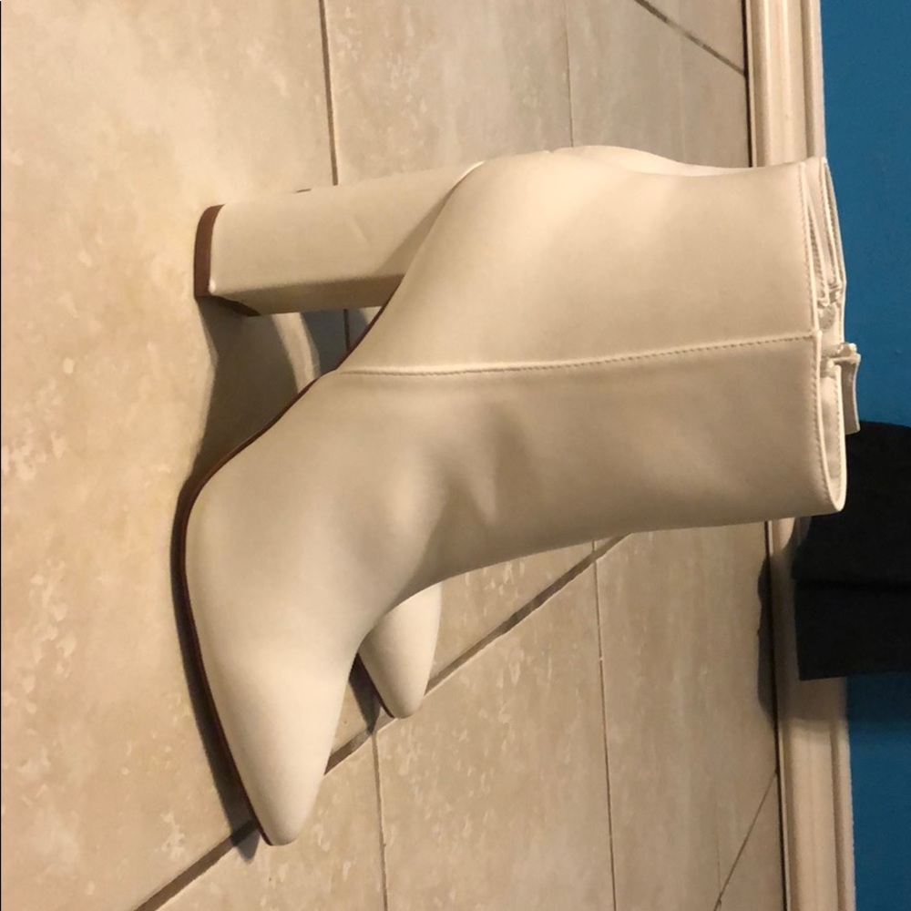 White booties